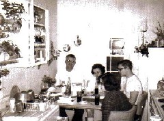 Bruce Judy Becky Dan Dorrough; Kitchen at home